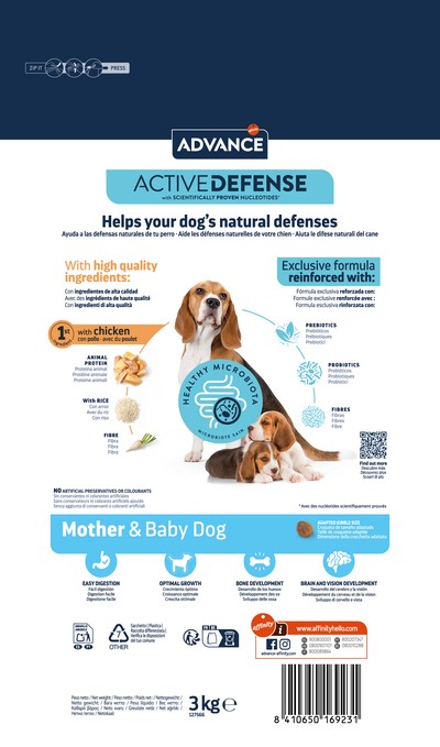 картинка Advance Mother Dog & Initial для вагітних, годуючих собак і цуценят усіх порід з куркою та рисом