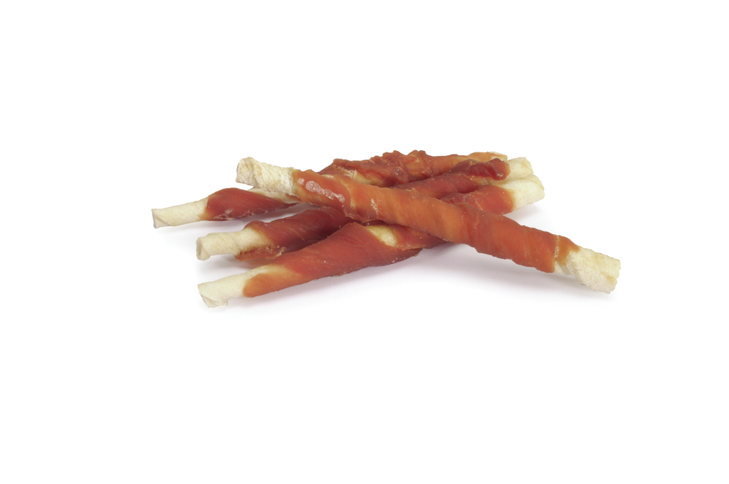 картинка Снек для собак CAMON палички з яловичої шкіри обмотані качкою